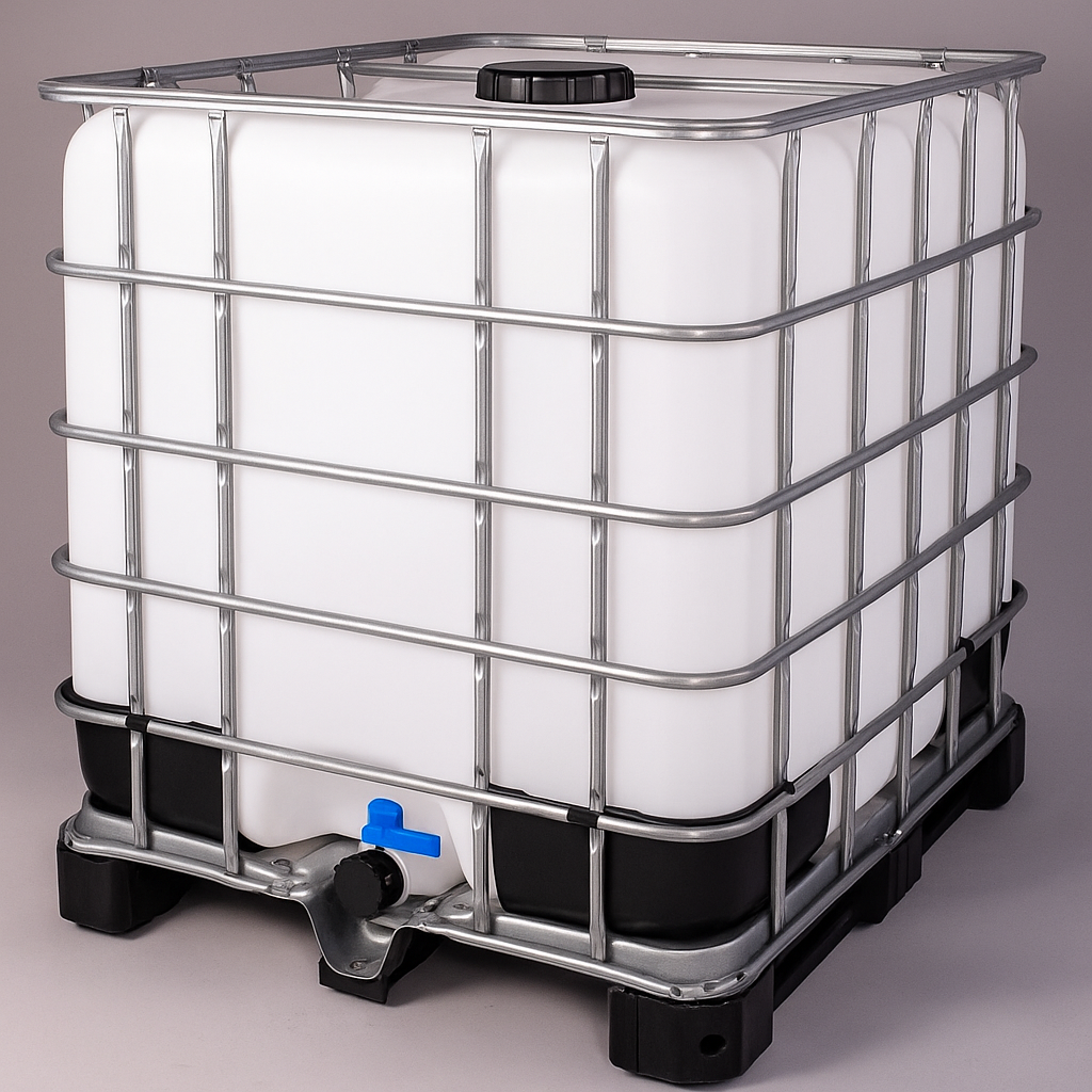 מיכל ibc פלסטיק מסגרת ברזל