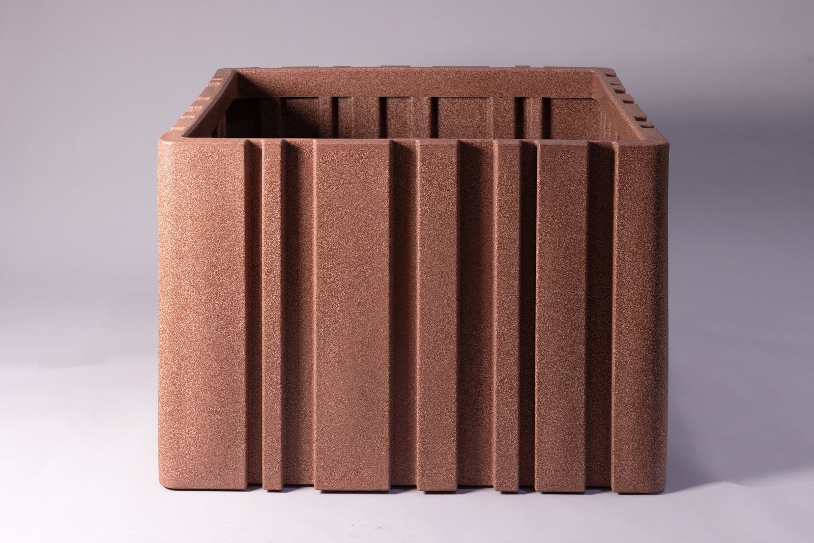 מיכל שתילה מרובע א-סימטרי